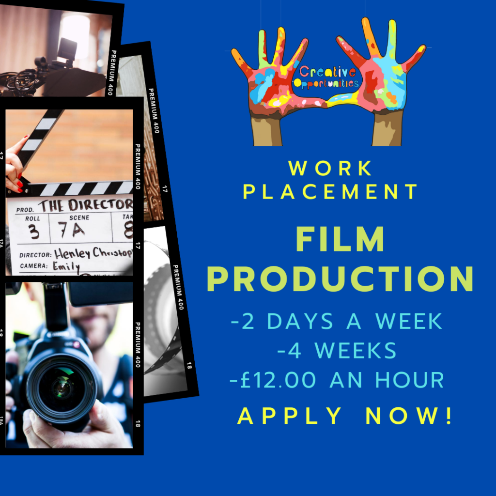 An advert for a film production work placement.